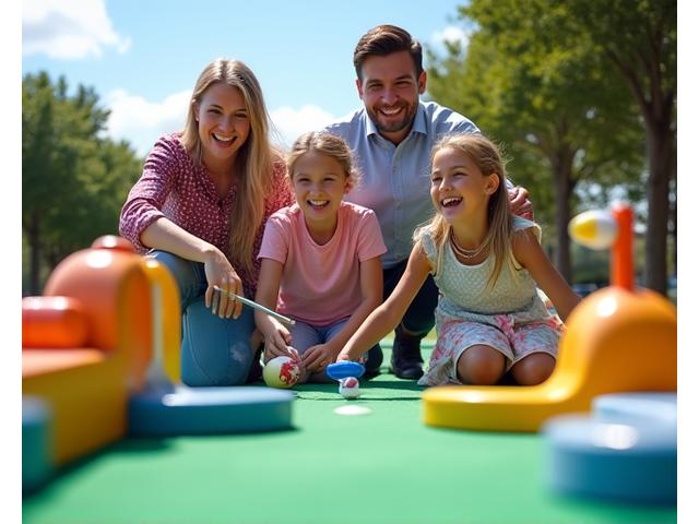Mini Golf Interaktif untuk Keluarga dan Edukasi
