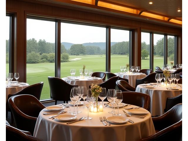 Restoran Elegan di Clubhouse Golf